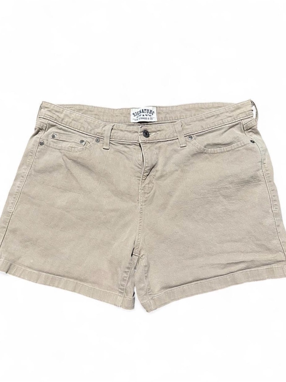 Signature by Levi Strauss Tan Women’s Bermuda Shorts